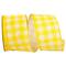 Reliant 2.5" x 10yd. Gingham Hopsack Twill Wired Ribbon